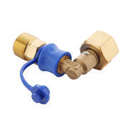 Raccord gaz Quick release Coupling 8mm : Modèle coudé