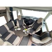 Housses sur-mesure camping-car : Leather touch 2 banquettes