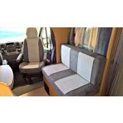 Housses sur-mesure camping-car : Prestige 3 banquettes