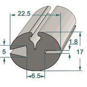 Profil caoutchouc à clé