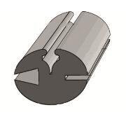 Profil caoutchouc à clé