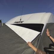 Bâche de protection pour cabine : Housse intégrale