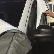 Bâche de protection pour cabine : Housse intégrale