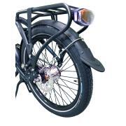 Vélo à assistance électrique pliant Muzy 20 pouces : Bleu 14Ah