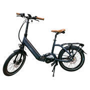 Vélo à assistance électrique pliant Muzy 20 pouces : Bleu 14Ah
