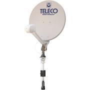 Antenne satellite manuelle Voyager Motosat seule : 85 cm - Mât long