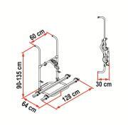 Porte-vélos Carry Bike pour camping-car : Pro Hymer-Dethleffs