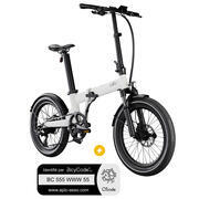 Vélo à assistance électrique pliant 20'' Afternoon 2022 : Pack Vélo à assistance électrique pliant 20'' Afternoon 2022 gris + Marquage BicyCode