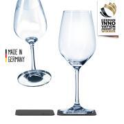 Lot de 2 verres à vin en cristal aimantés