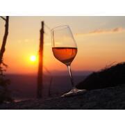 Lot de 2 verres à vin en cristal aimantés