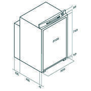 Réfrigérateur à absorption pour camping-car : VTR 5105
