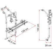 Porte-vélos Carry Bike pour mini-van : VW T5 D / T6 D