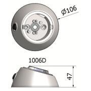 Spot en saillie orientable à Leds gris