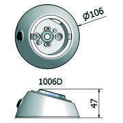 Spot en saillie orientable à Leds gris