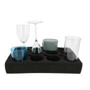 Porte verres en mousse