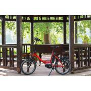 Vélo à assistance électrique pliant Juny : Rouge 17Ah