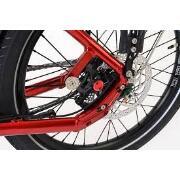 Vélo à assistance électrique pliant Juny : Rouge 17Ah