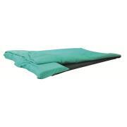 Couchage grand confort : Modèle : Lit standard - Coloris : Turquoise Navy - Dimensions : 110 x 190 x 4 cm