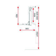 Porte-vélos électriques Bike Lift BR-System pour camping-car : Standard
