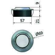 Spot encastrable orientable à Leds : blanc