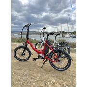 Vélo à assistance électrique pliant Juny : Rouge 14Ah