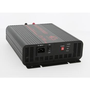 Eza Chargeur AC/DC Lithium 40A - Chargeur Intelligent 12V Pour Batterie Auxiliaire VR, Lithium, AGM, Gel, Acide Avec Protection Intégrée