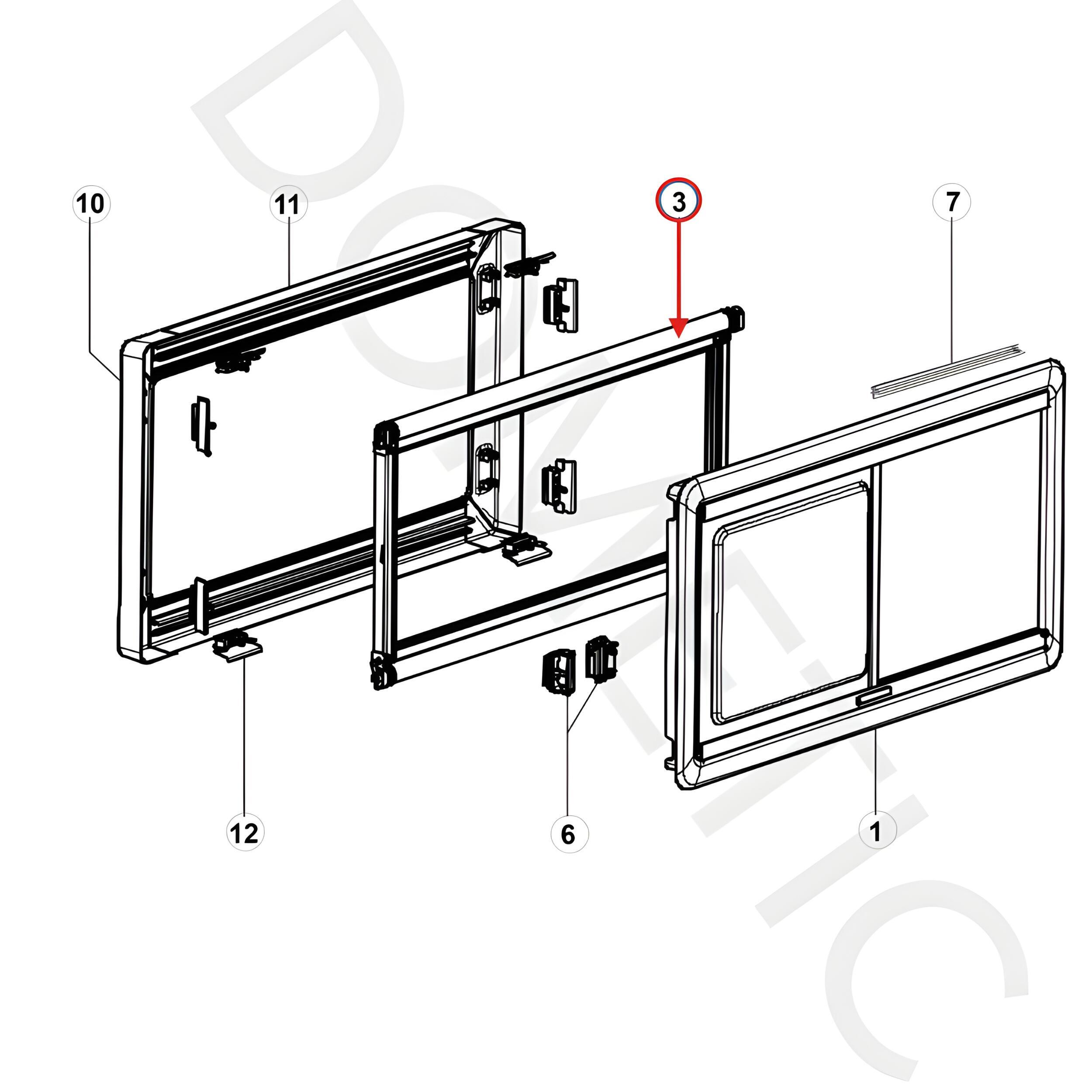 Cadre store / moustiquaire pour baies SEITZ