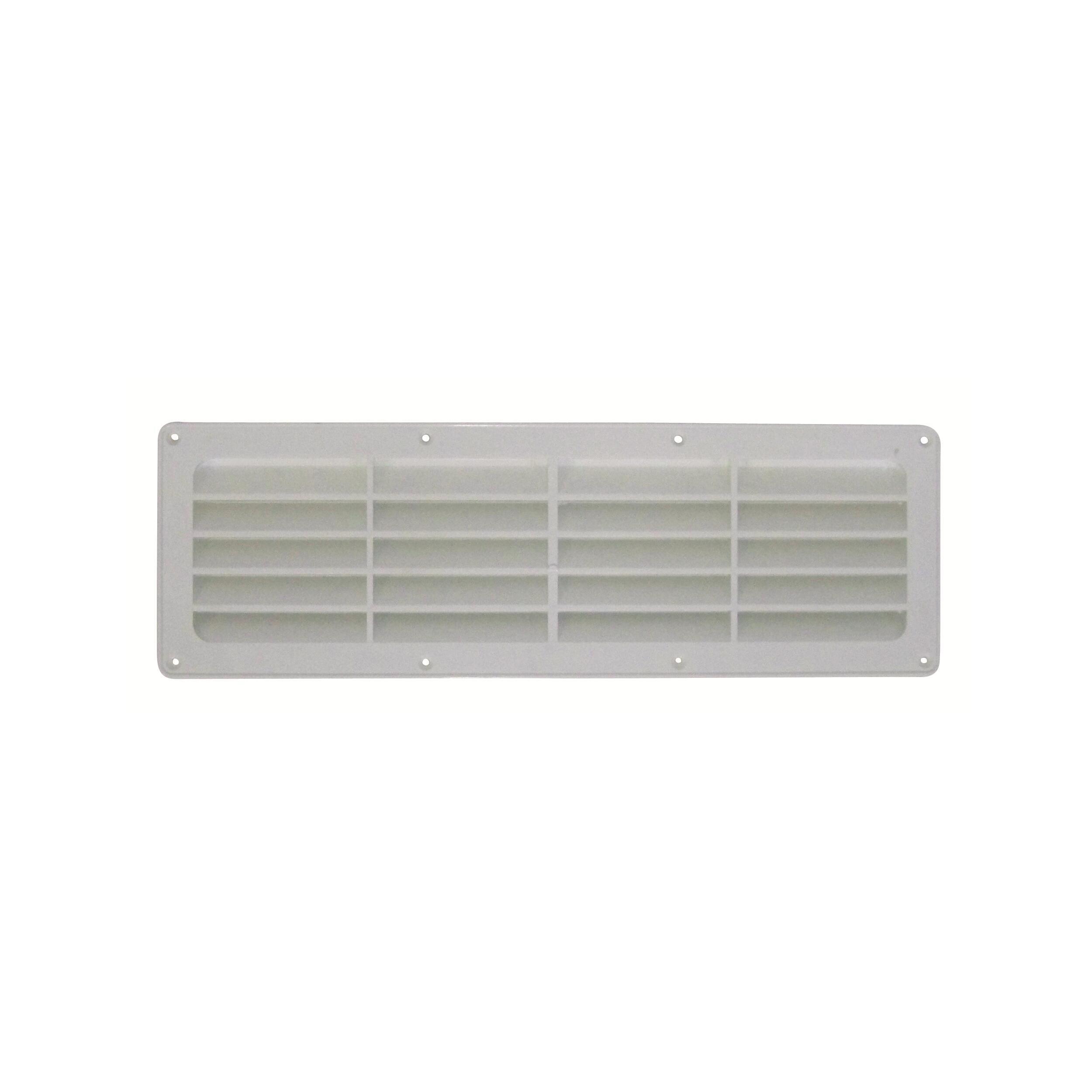 Grilles en saillie plastique : extérieure 325 x 105 mm
