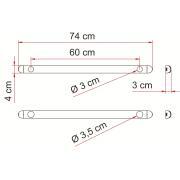 Kit Support 2 barres - Barre inférieure