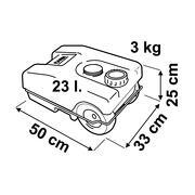 Réservoirs à roulettes Roll-Tank 23 : Modèle 23 W