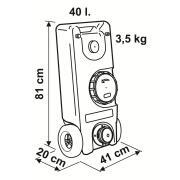 Réservoir à roulettes Roll-Tank 40 : Modèle : 40W