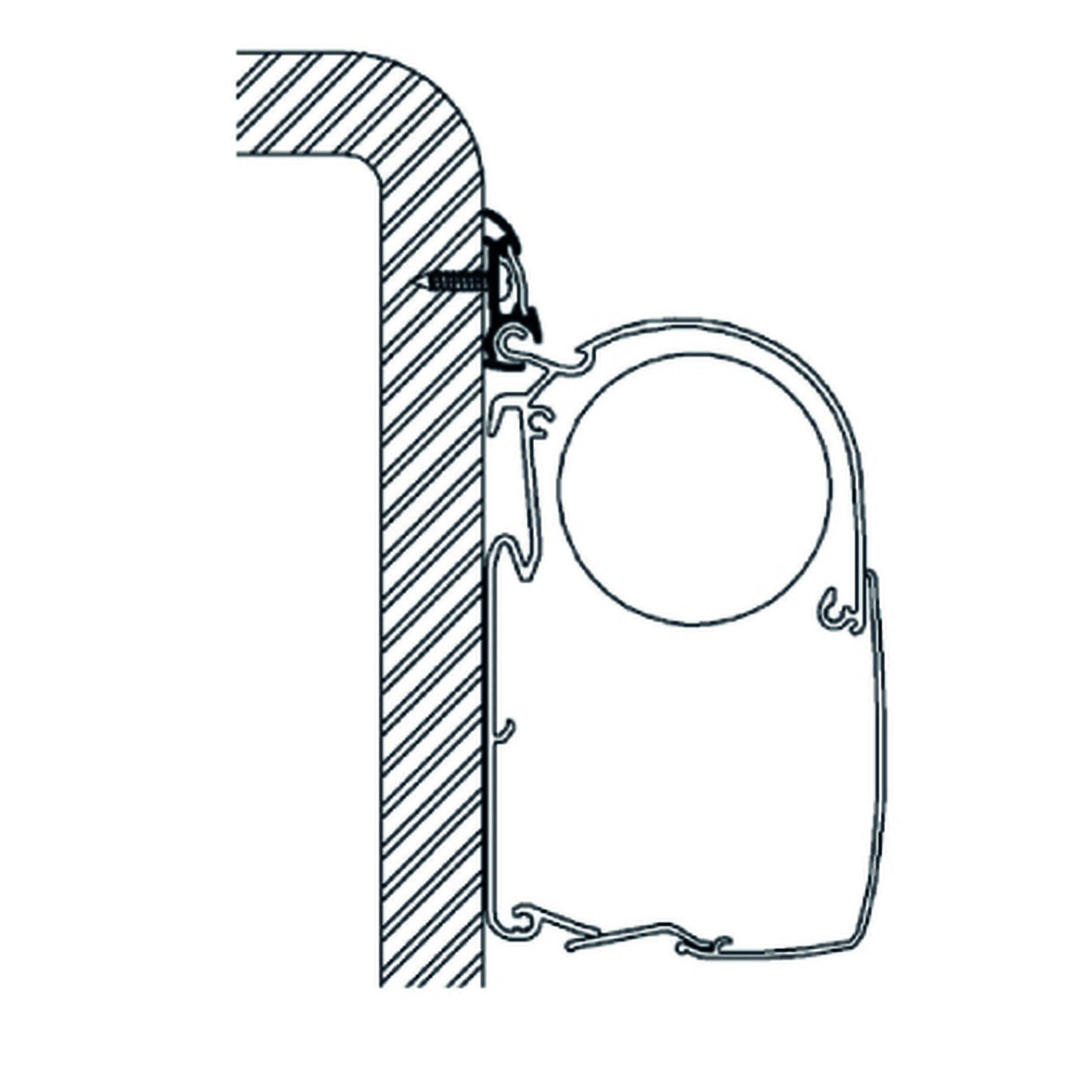 Adaptateur de stores profil de luxe 6 m