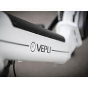Vélo à assistance électrique pliant Muzy 20 pouces : Blanc 14Ah