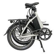 Vélo à assistance électrique pliant Folky : Blanc 11Ah