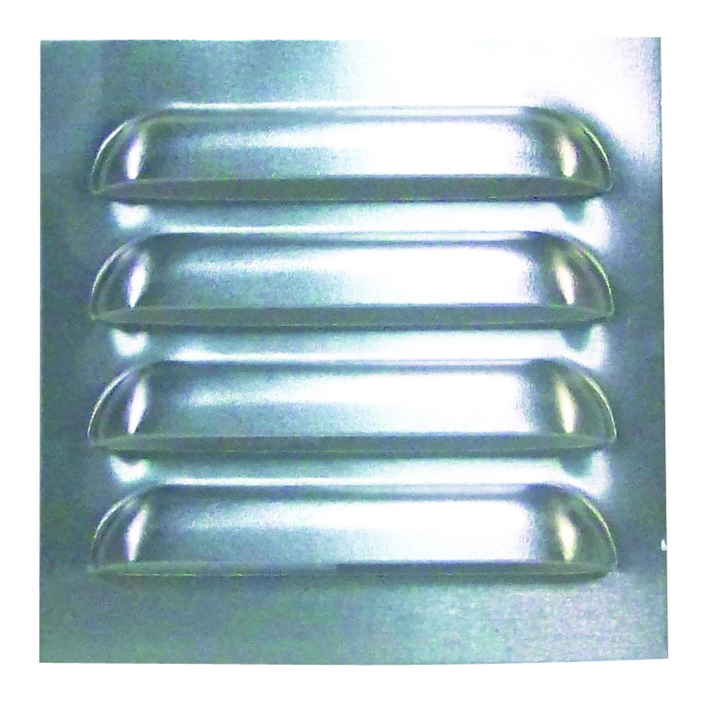 Grilles en saillie en aluminium brossé : 115 x 115 mm