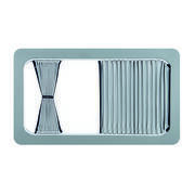 Rideaux d'occultation opaques - cellule 5 pièces : Pour Volkswagen T5/T6 - Double porte - Châssis court