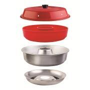 Moule en silicone pour four : A l'unité. Rouge