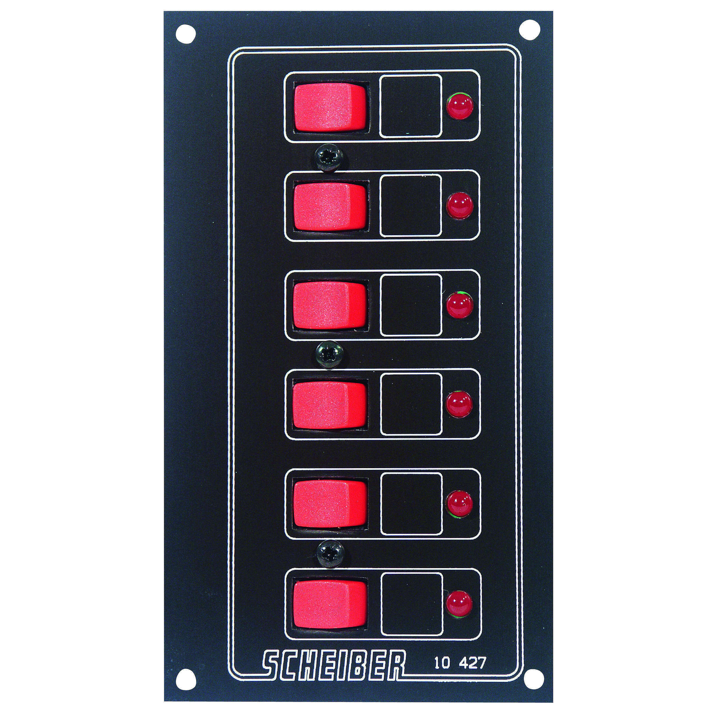 Panneaux à disjoncteurs thermiques auto-réarmables : 6 circuits