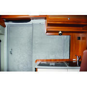Rideau thermique pour porte coulissante