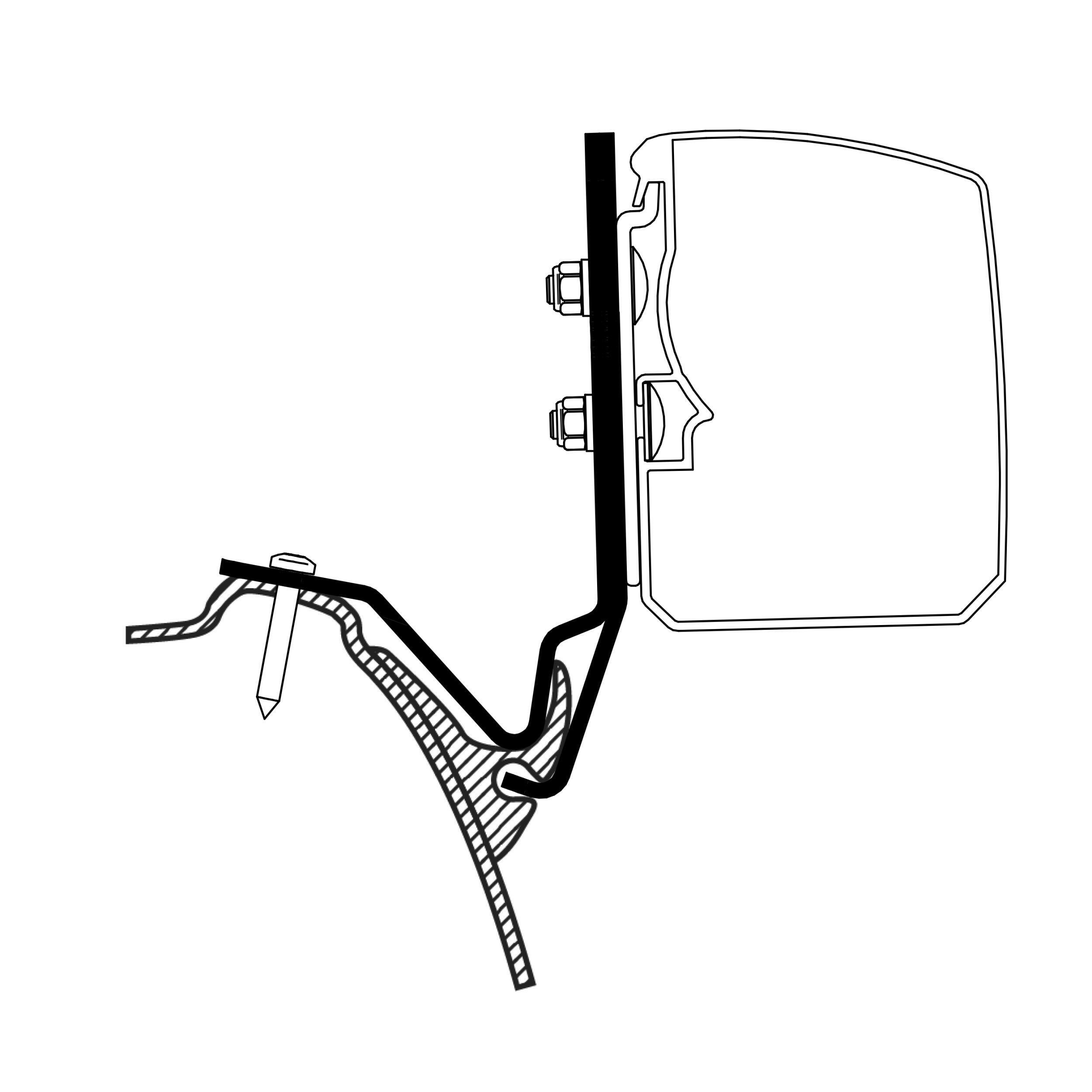 Adaptateur Omnistor 3200 : Westfalia Kepler One/Five/Six