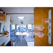 Barre métallique blanche 50 cm