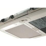 Lanterneau Midi Heki Style à manivelle : Avec aération permanente - Coloris : Blanc