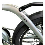 Vélo à assistance électrique pliant Muzy 20 pouces : Gris 14Ah