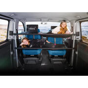 Lit de cabine : Double. Pour T4, T5, T6, T6.1, Jumpy, Transit Custom avec sièges pivotants