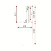 Porte-vélos électriques Bike Lift BR-System pour camping-car : Modèle Short