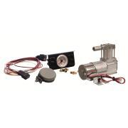 Kit compresseur embarqué : Kit compresseur embarqué double commande en demi-lune. Spécifique Boxer / Jumper / Ducato.