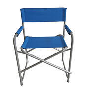  : Fauteuil Director bleu en acier