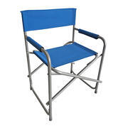  : Fauteuil Director bleu en acier