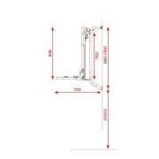 Porte-vélos électriques Bike Lift BR-System pour camping-car : Modèle Standard Rail