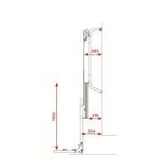 Porte-vélos électriques Bike Lift BR-System pour camping-car : Modèle Standard Rail